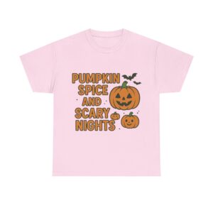 Pumpkin Spice and Scary Nights Halloween T-Shirt