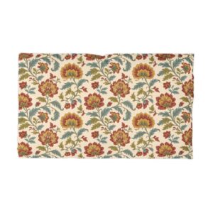 Vintage Chinoiserie Floral Microfiber Pillowcase